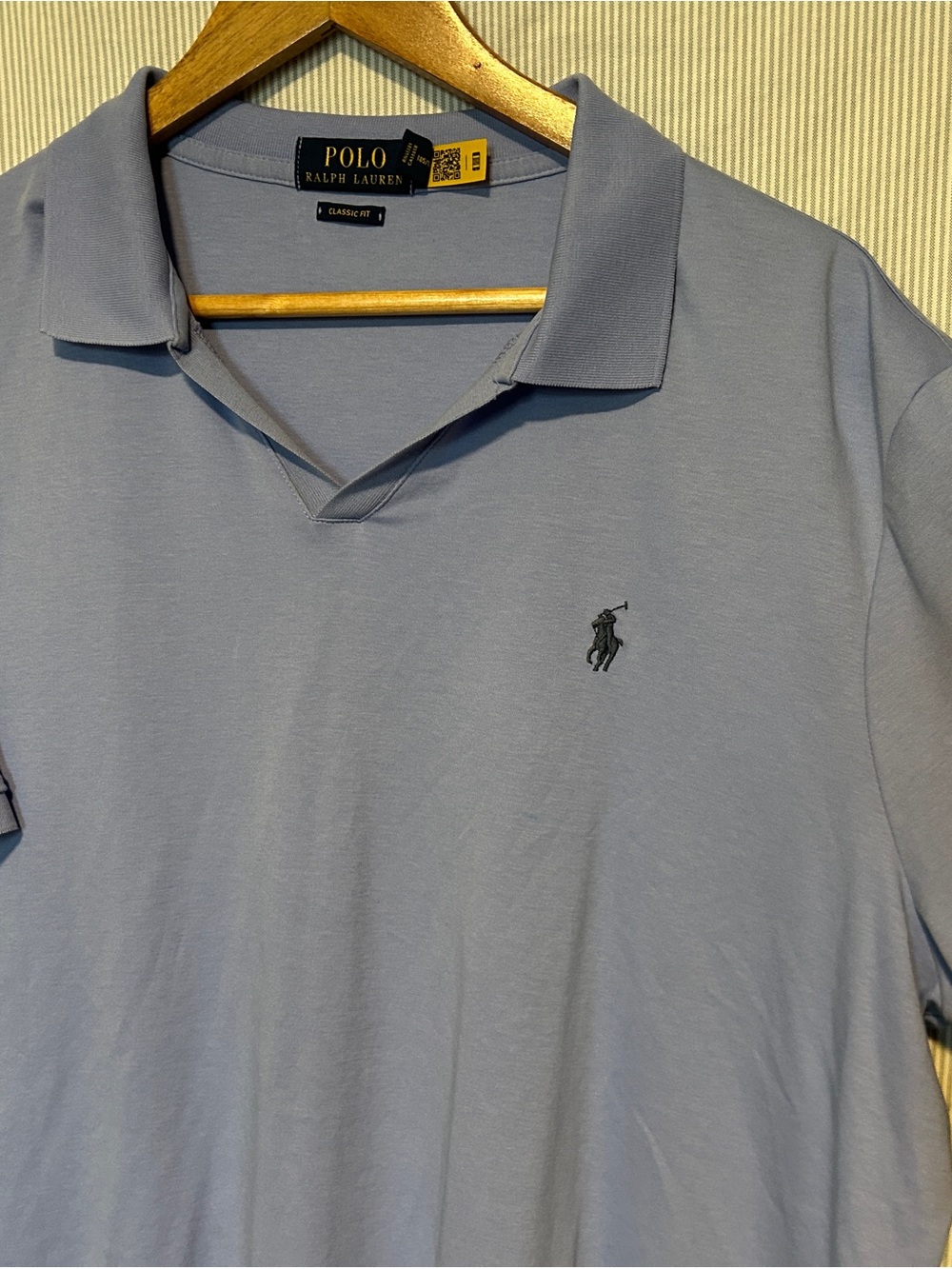 Polo Ralph Lauren Men’s Periwinkle Polo with Embroidered Pony